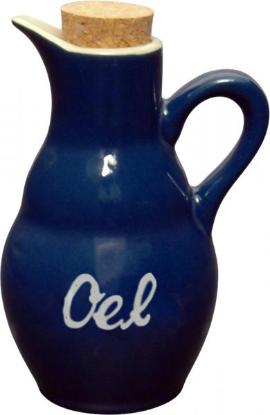 Oel glänzend blau