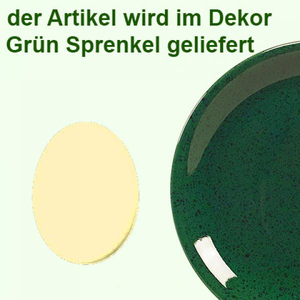 Osterei grün Sprenkel