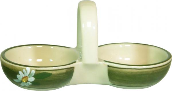 Pfeffer-Salz Napf Dekor Margueritenblume