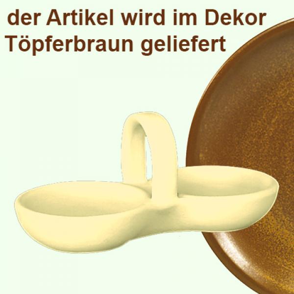 Pfeffer-Salz Napf braun