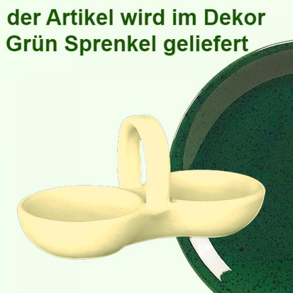 Pfeffer-Salz Napf grün Sprenkel