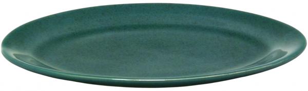 Platte 29 oval grün Sprenkel