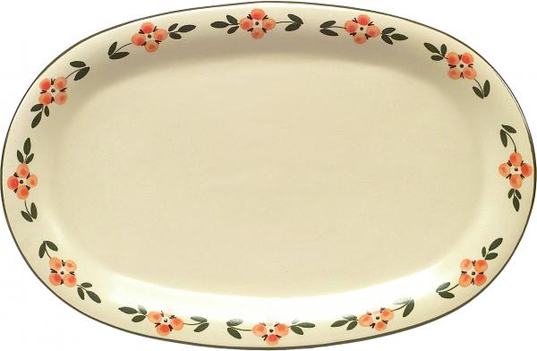 Platte 37 oval Wilde Rose