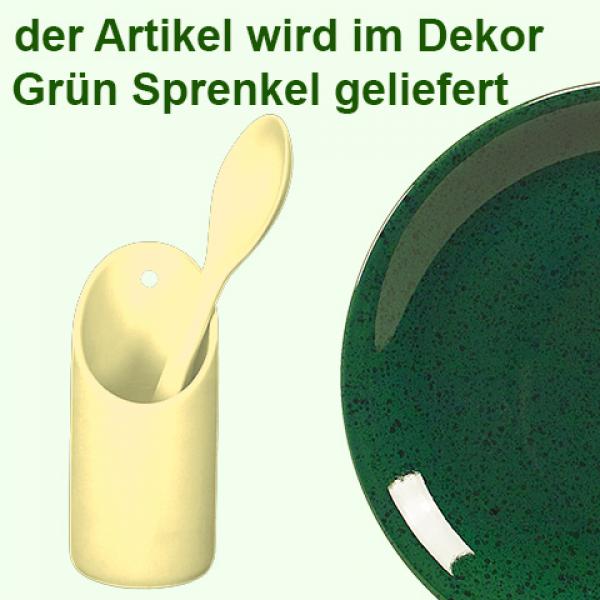 Probierlöffel grün Sprenkel