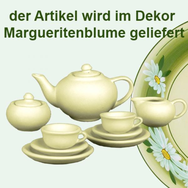 Puppenservice Dekor Margueritenblume