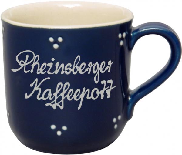 Kaffeebecher mit Schrift (2 Zeilen)