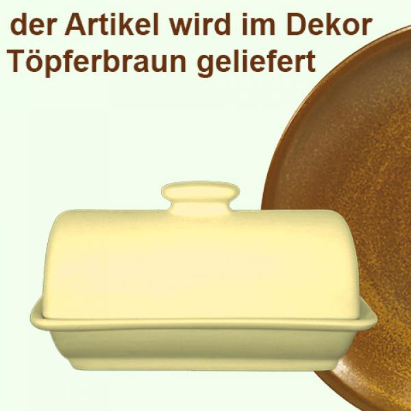 Rollenbutterdose braun