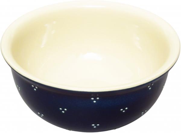 Salatschüssel 21 blau 3 Punkt
