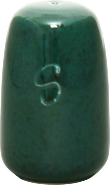 Salzstreuer grün Sprenkel