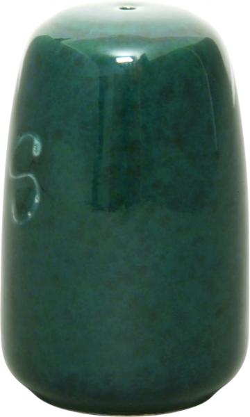 Salzstreuer grün Sprenkel