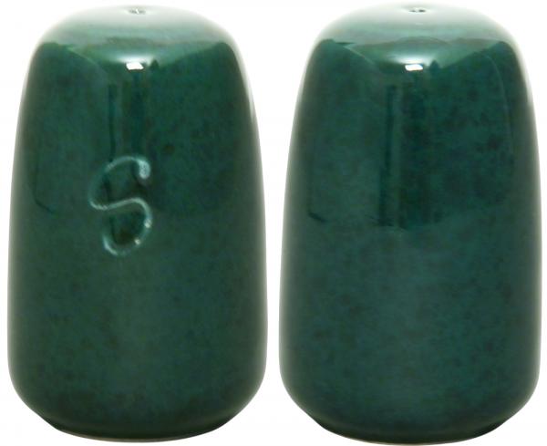 Salzstreuer grün Sprenkel