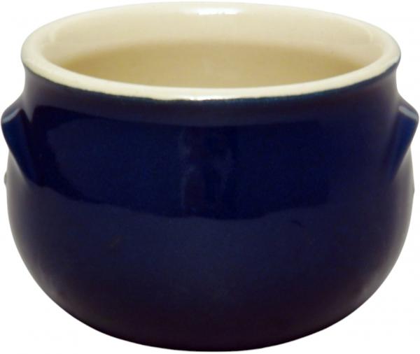 Schmalztopf 50 ml glänzend blau