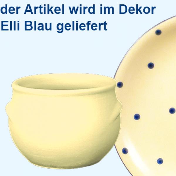Schmalztopf 250 ml Elli blau