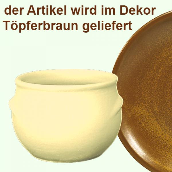 Schmalztopf 250 ml braun