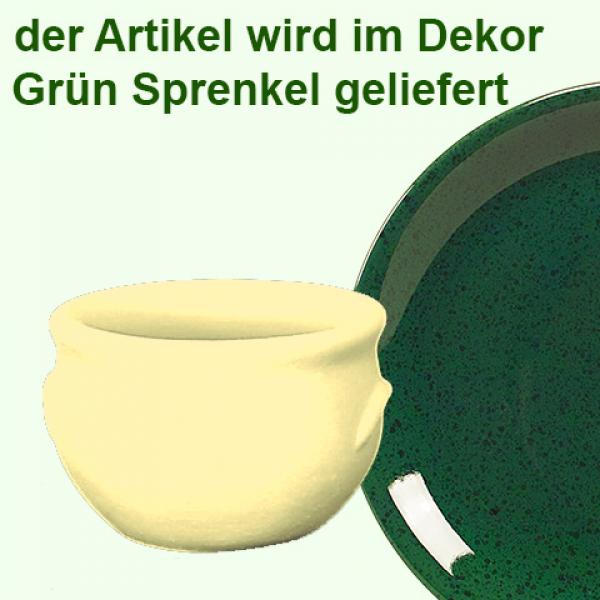 Schmalztopf 50 ml grün Sprenkel