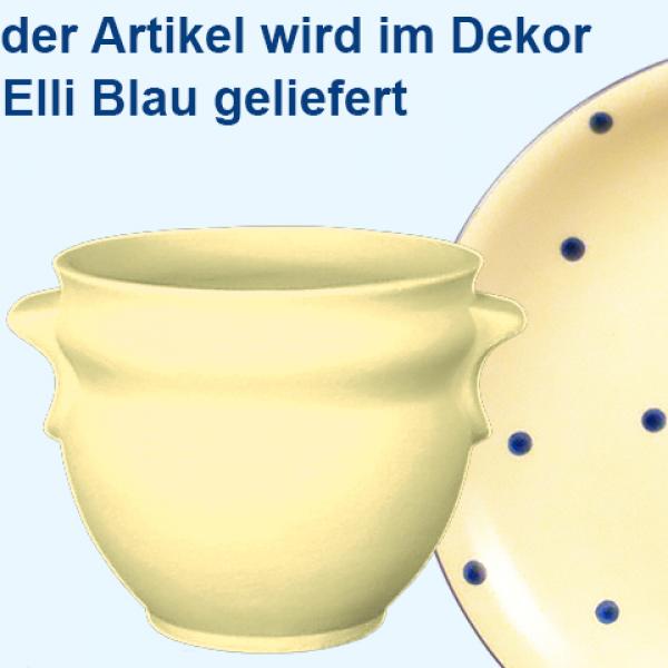 Schmalztopf Elli blau