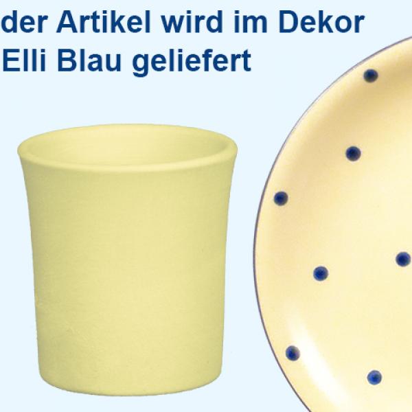 Schnaps-/Eierbecher mit Schrift (1 Zeile) Elli-blau