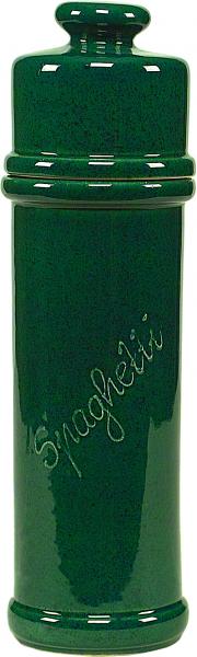 Spaghettitopf grün Sprenkel