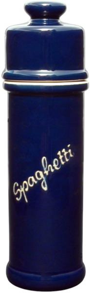 Spaghettitopf glänzend blau