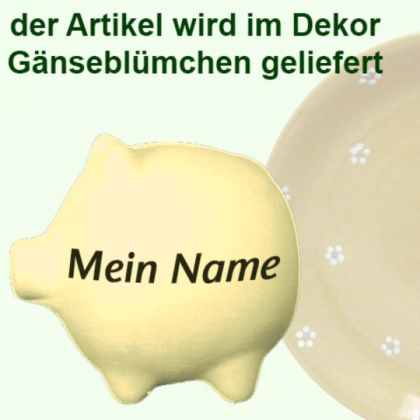 Sparschwein mittel Gänseblümchen