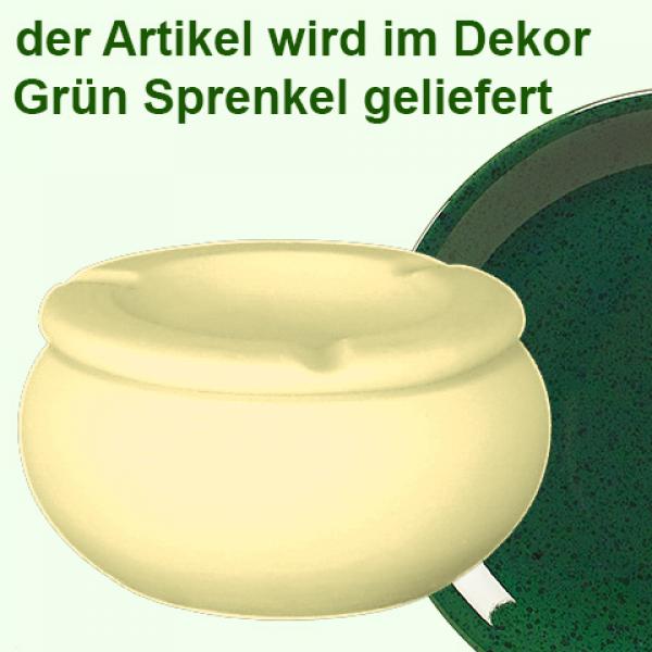 Sturmascher grün Sprenkel