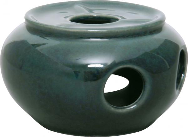 Stövchen klein grün Sprenkel