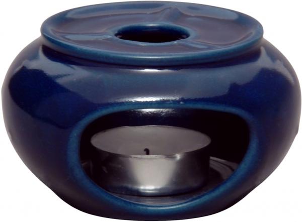 Stövchen klein glänzend blau
