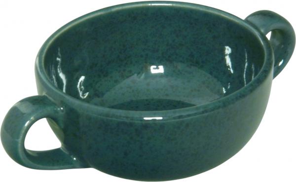 Suppentasse obere grün Sprenkel