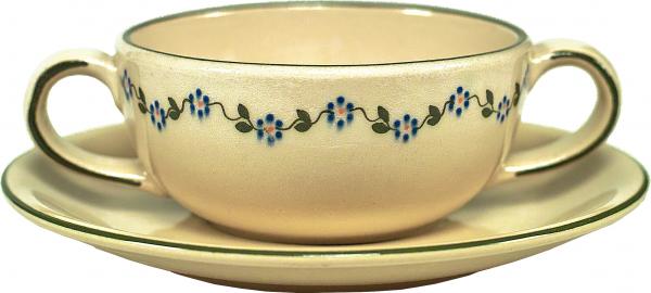 Suppentasse komplett Vergissmeinnicht