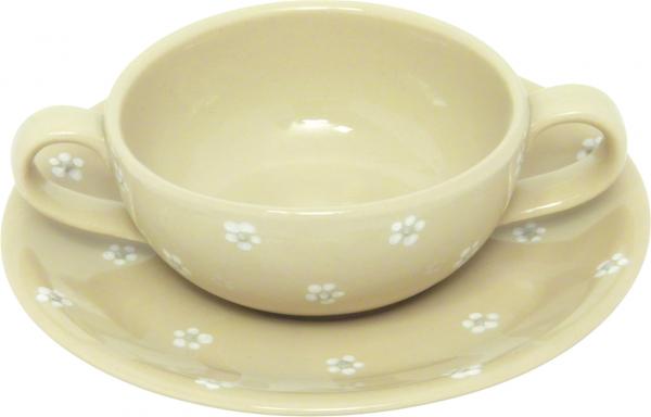 Suppentasse komplett Gänseblümchen