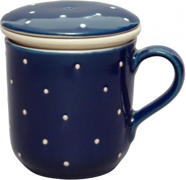 Teebecher mit Sieb und Deckel