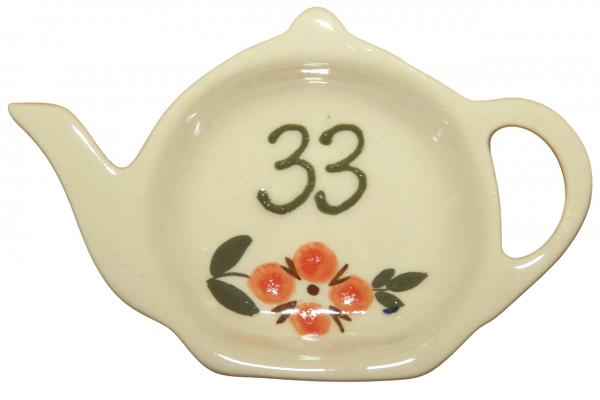 Teebeutelablage Wilde Rose