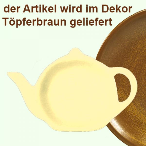 Teebeutelablage braun