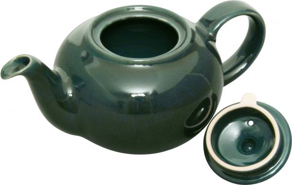 Teekanne 0,6 l grün Sprenkel