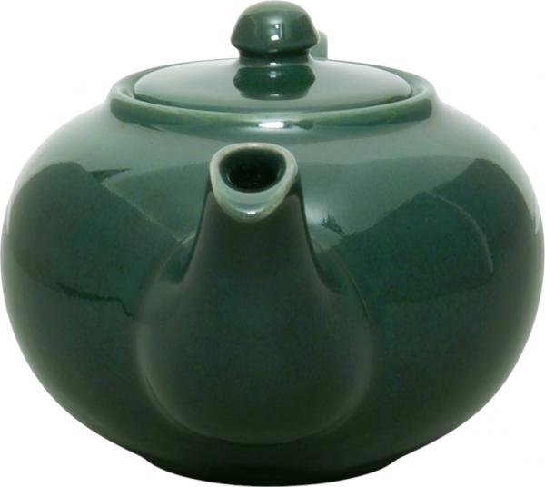 Teekanne 0,6 l grün Sprenkel