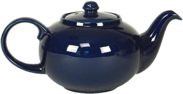Teekanne 0,9 l glänzend blau - 2.Wahl