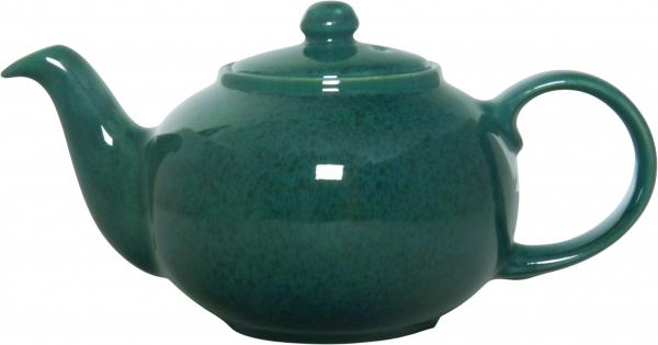 Teekanne 0,9 l grün Sprenkel