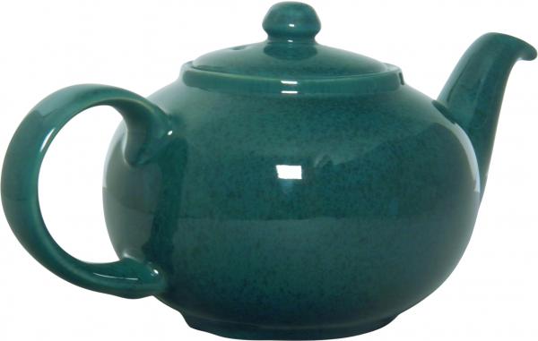Teekanne 0,9 l grün Sprenkel