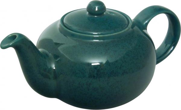 Teekanne 0,9 l grün Sprenkel