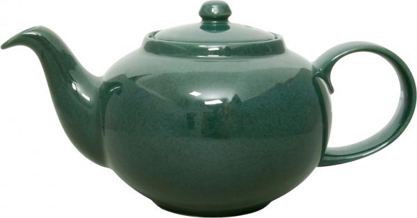 Teekanne 1,5 l grün Sprenkel