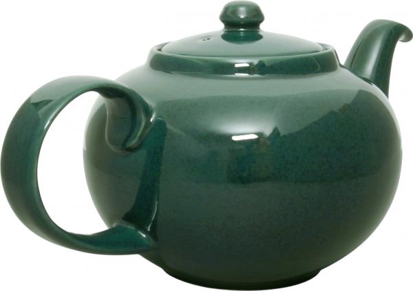 Teekanne 1,5 l grün Sprenkel
