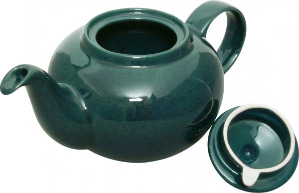 Teekanne 1,5 l grün Sprenkel