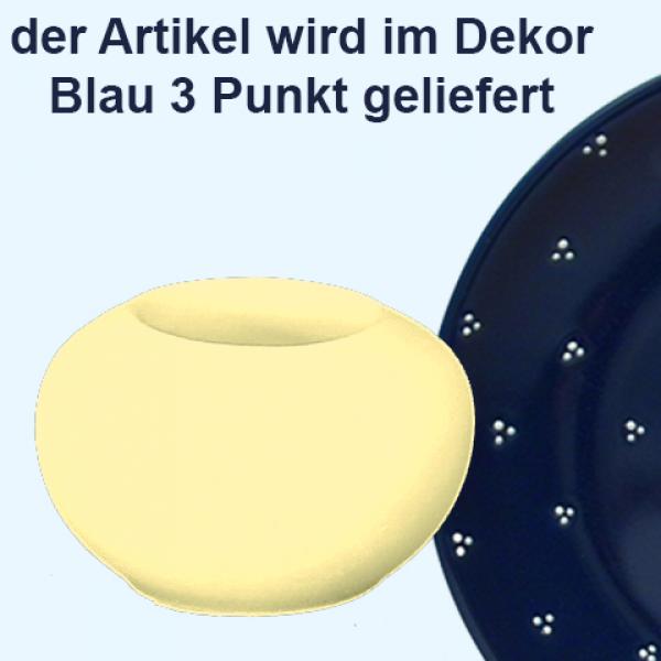 Teelicht blau 3 Punkt