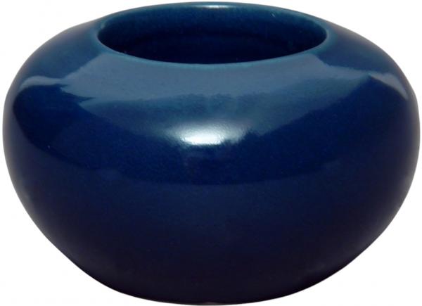 Teelicht glänzend blau