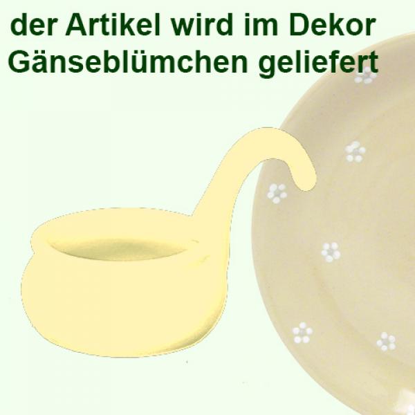 Teelicht mit Henkel Gänseblümchen