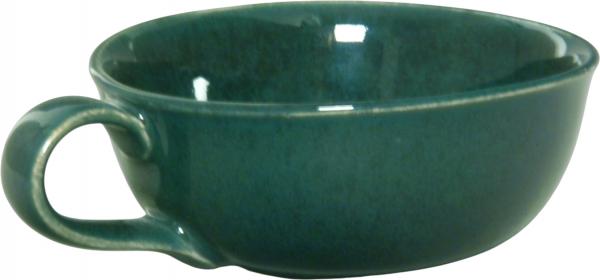 Teeschale grün Sprenkel