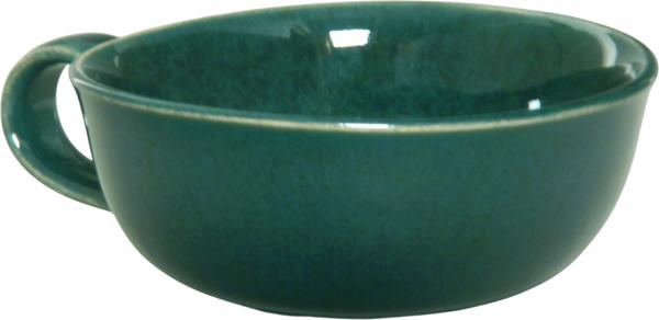 Teeschale grün Sprenkel