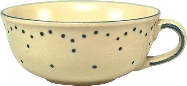 Teeschale matt hell 1 Punkt