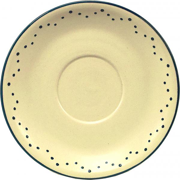 Untertasse 17 matt hell 1 Punkt