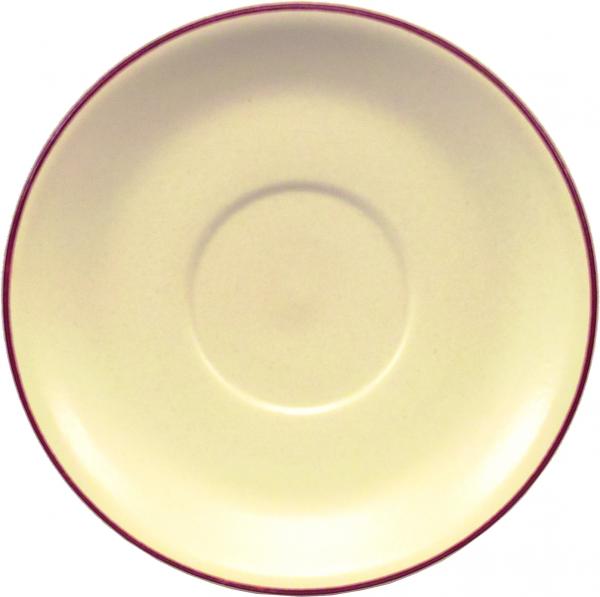 Untertasse 17 Vergissmeinnicht bordeaux